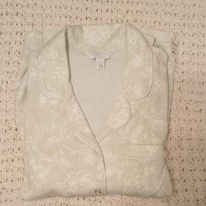 Charter Club Intimates Green and White Pajamas